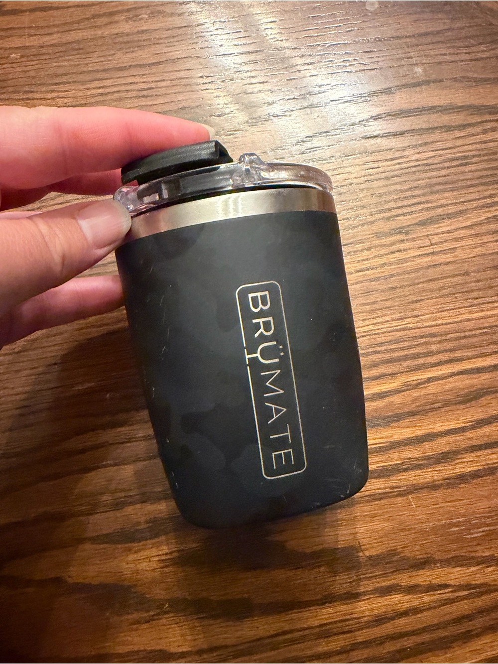 BrüMate Black Insulated Drink Tumbler with Lid